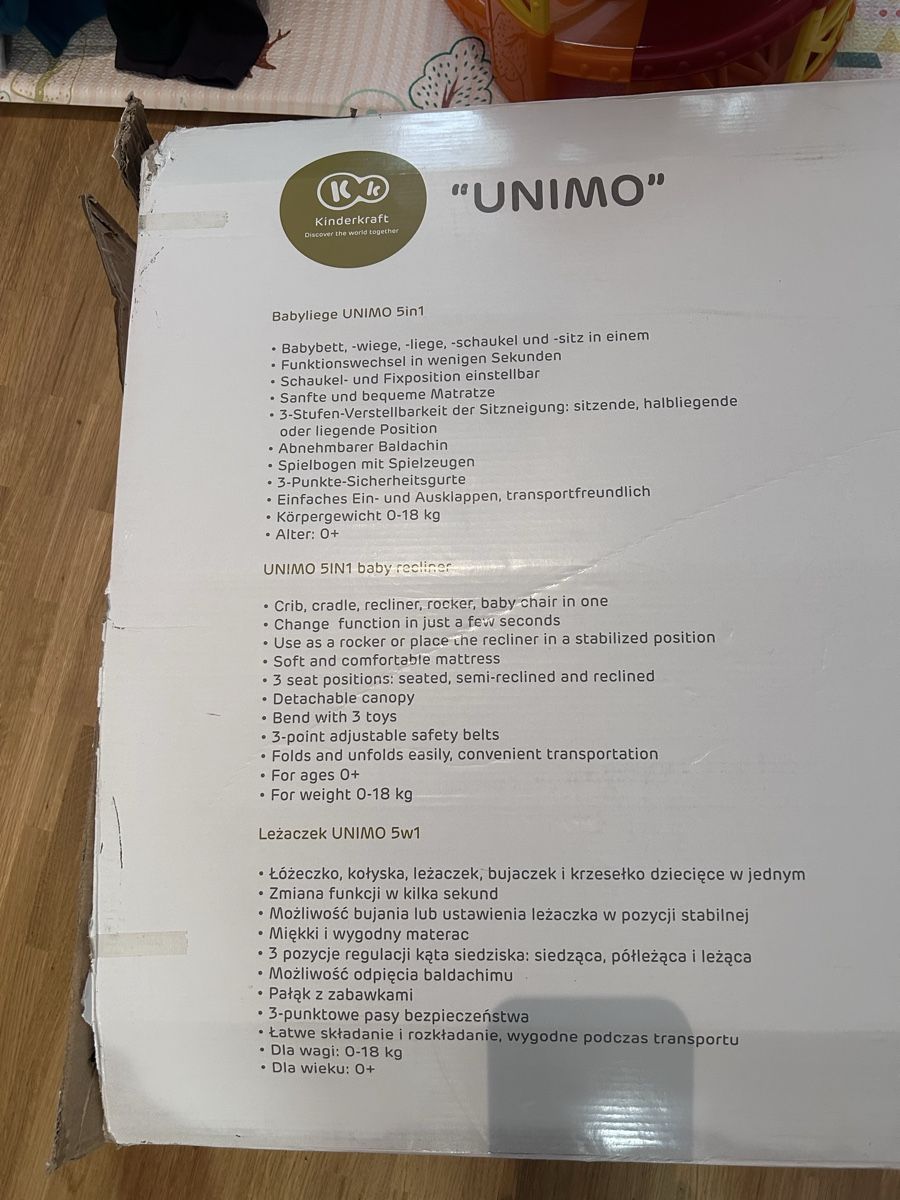 Sdraiette & Sdraiette a dondolo: Transat bébé 5en1 – Usato da Reconvilier venduto da Panda90 2