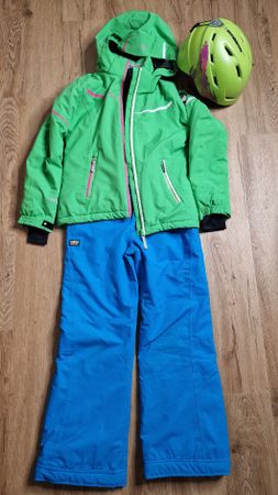 Icepeak Skijacke & Rukka Hose, Gr. 140/152 + Helm🎿
