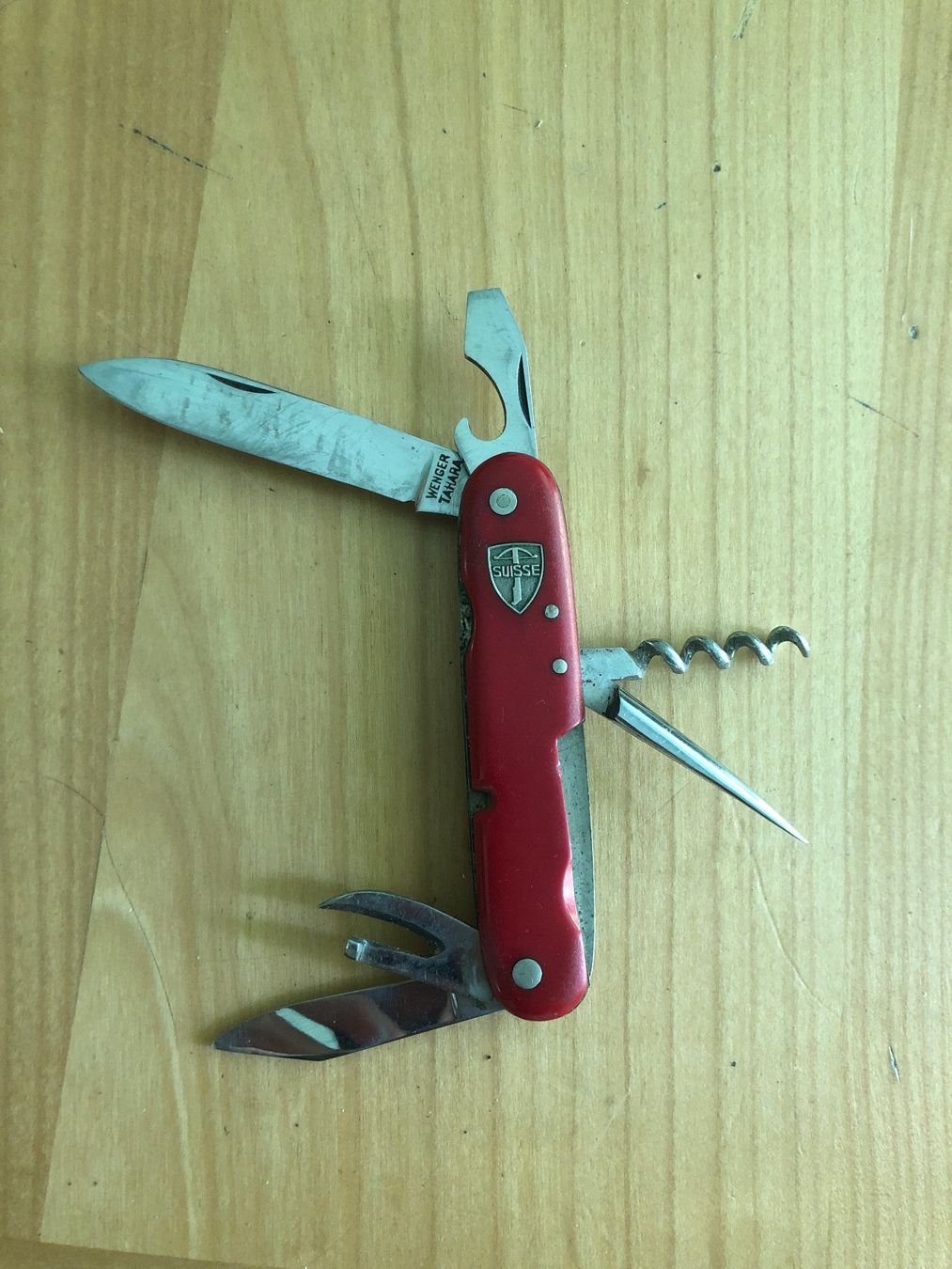 Coltelli tascabile: Taschenmesser rot Wenger – Usato da Adliswil venduto da Tito088 1