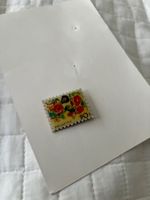 Helvetia Briefmarke Tinguely als Pin