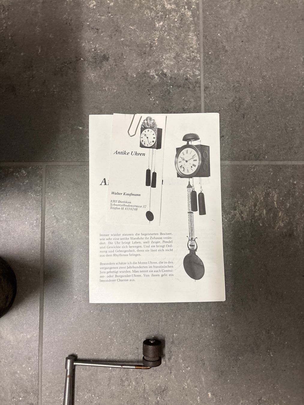 Orologi da terra & Orologi da parete: antike Wanduhr – Usato da Bülach venduto da Jackybabue 7