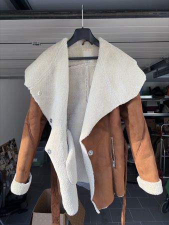 Damen Jacke Esprit braun mit hellem Innenfutter gebraucht