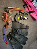 Schnorchel Set mit Flossen & Tauchermaske, Gr. 38-41, Top...