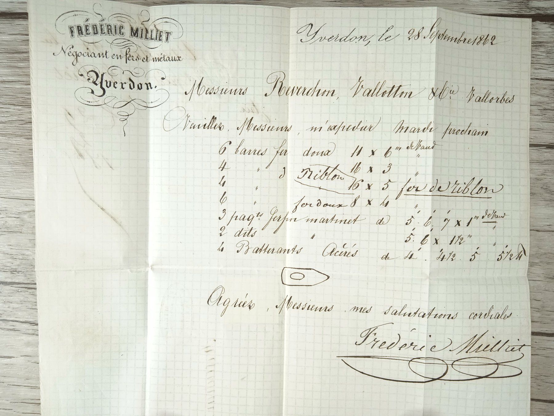 Tutti i francobolli: TR04 Enveloppe Suisse 1862 / TOP – Usato da Cousset venduto da Patrick_Collections 3