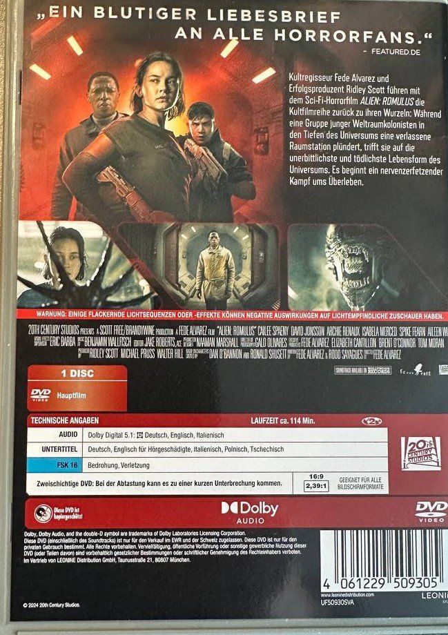 Alle DVDs: Alien 6-Film Collection + Prometheus DVDs – Gebraucht aus Beringen von Mantafisch1 4