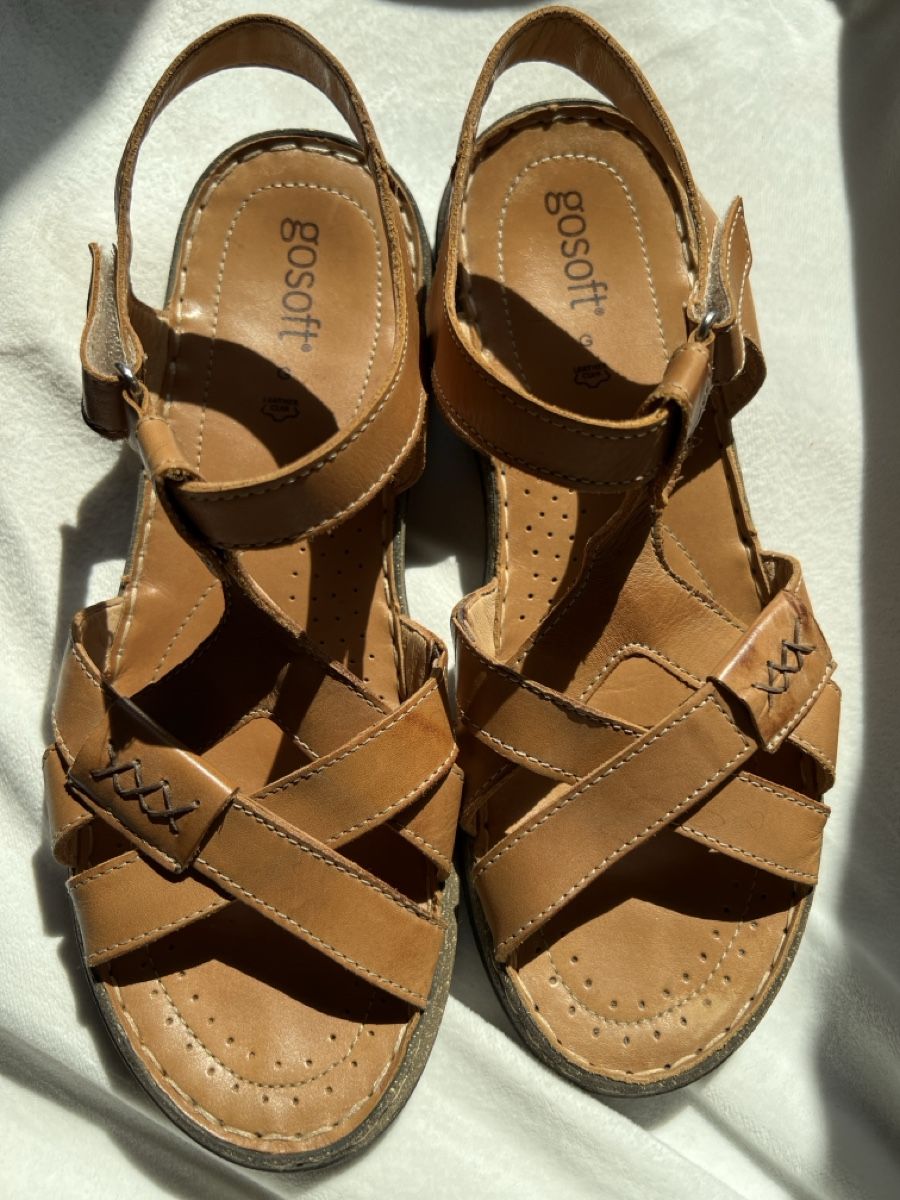 Scarpe da donna: Leder Sandalen Gosoft – Usato da Mörel venduto da Emozia
