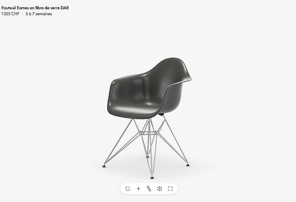 Sedie: Chaise Vitra Eames fibre verre gris – Nuovo e nell'imballaggio originale da Préverenges venduto da lud_dk87
