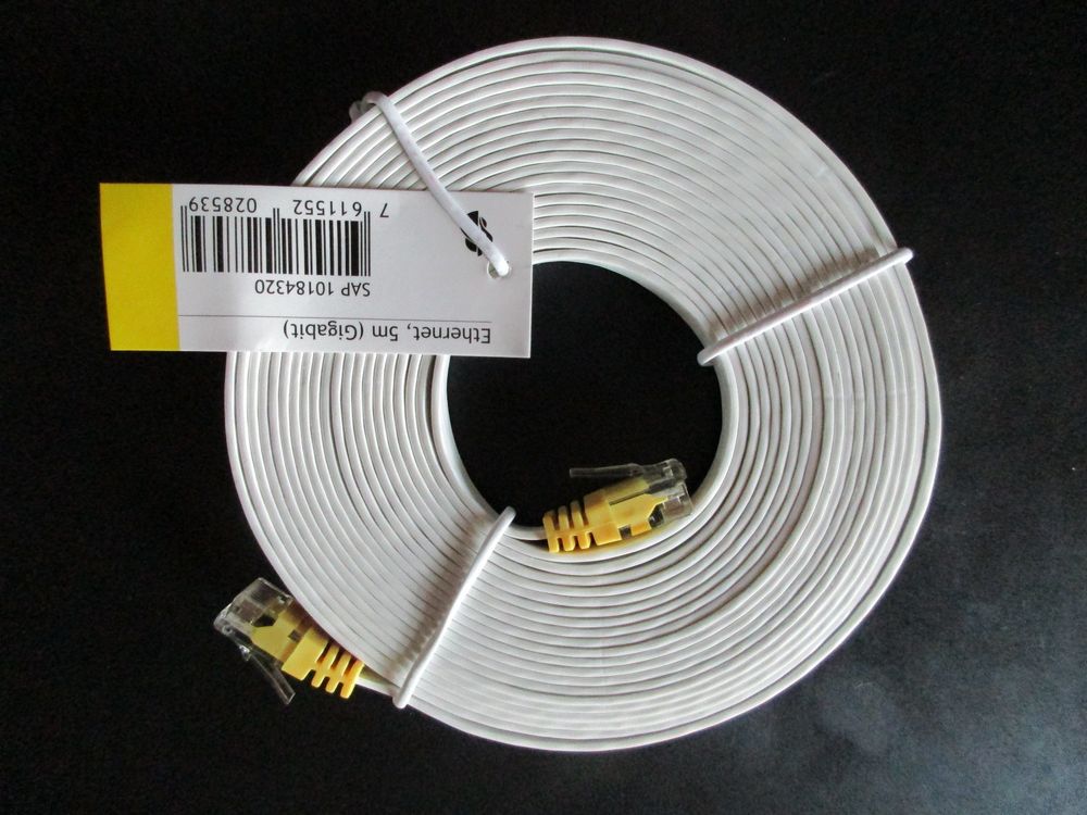 Ethernet Kabel, 5 Meter, Swisscom | Kaufen auf Ricardo