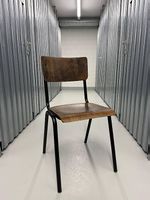 6 Holzstühle "Vintage Industrial Style"