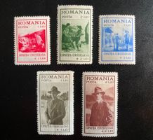 Rumänien, Pfadfinder 1931, 5 Werte (*, mit Falz)