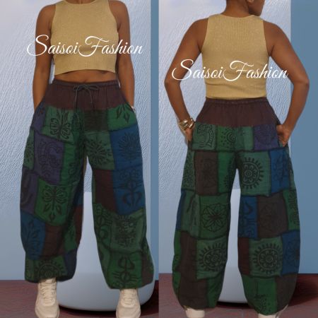 Herbst unisex Hippie Boho Yoga Haremshose XS-XL