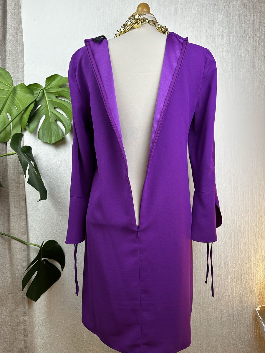 Hallhuber Vestiti: Robe Hallhuber violette taille 40 manches évasées neuve – Nuovo (secondo la descrizione) da Châtelaine venduto da Alexandra.jankowski 5