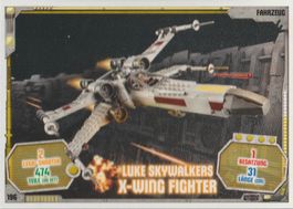 LEGO STAR WARS TRADING CARD SERIE 3 # 196 X-WING FIGHTER