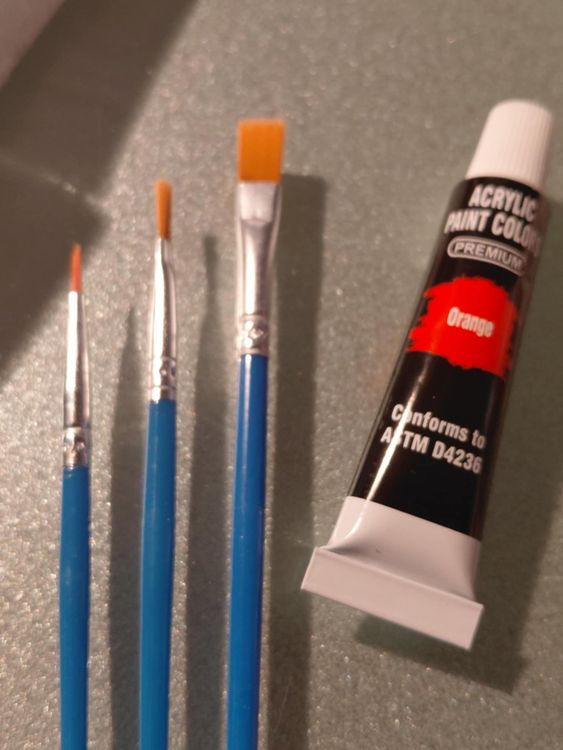 Colori: Set mit 48 Acrylfarben und 9x Pinseln zum Malen! set couleur – Nuovo e nell'imballaggio originale da Minusio venduto da graziano11 5
