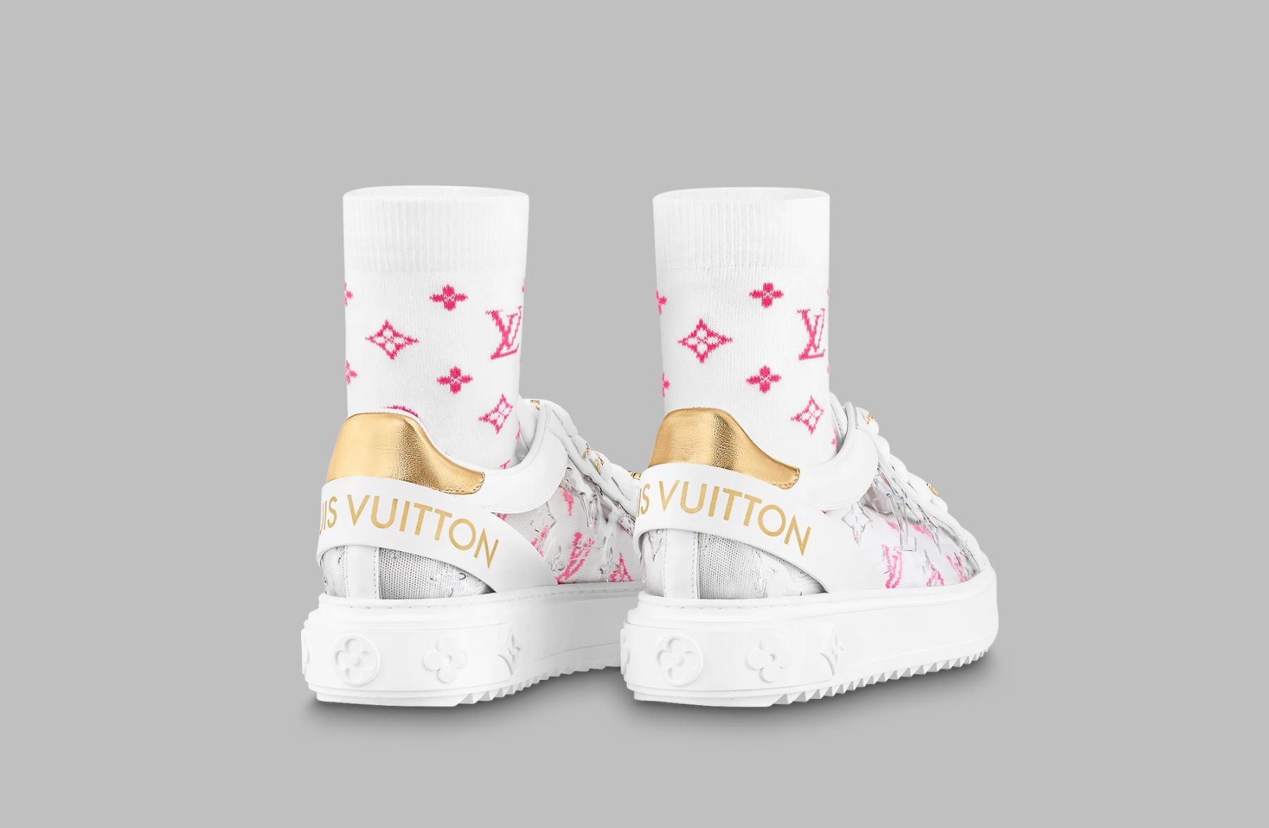 Louis Vuitton Scarpe da donna: Neue Louis Vuitton TIME OUT SNEAKER - Grösse 37.5 – Nuovo e nell'imballaggio originale da Holzhäusern ZG venduto da MitgliedSeit2011