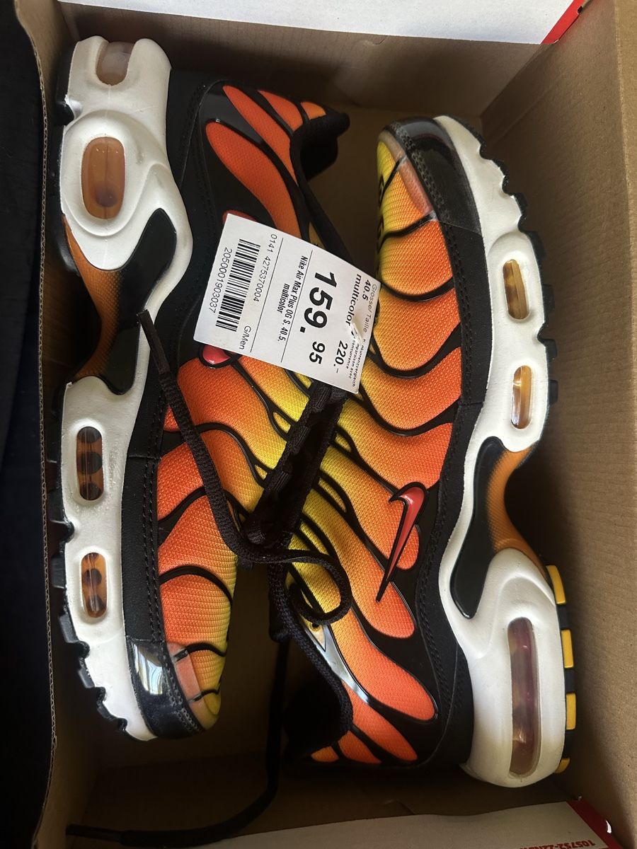 Nike Herrenschuhe: Nike Air Max Plus TN, Taille 40,5, Édition spéciale sunset – Neu und originalverpackt aus prilly von esm_w9mz 1