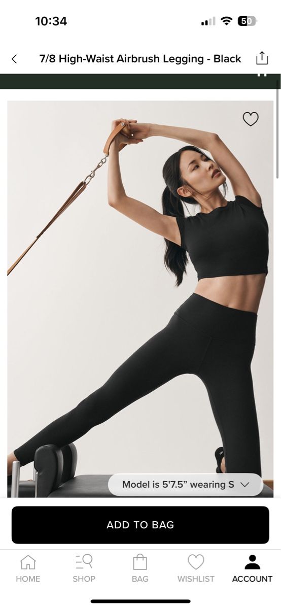 Alo Yoga Leggings: Alo Yoga 7/8 leggins – Usato da Zürich venduto da millaiana 1