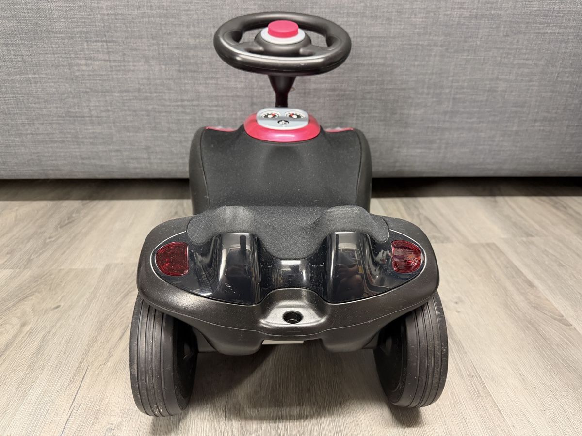 Big Veicoli per bambini: Big Bobby Car, rot/schwarz mit LED-Scheinwerfer – Usato da Zürich venduto da f_c_barcelona 6