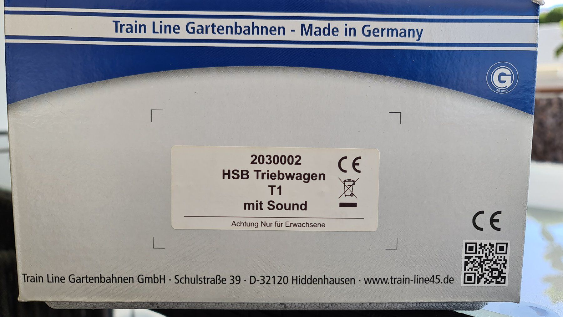 LGB Modelleisenbahnen: Train-Line 2030002 HSB Triebwagen T1 – Neu und originalverpackt aus Anglikon von  8