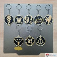 Dobby Keychain Black Gold 3D Printed