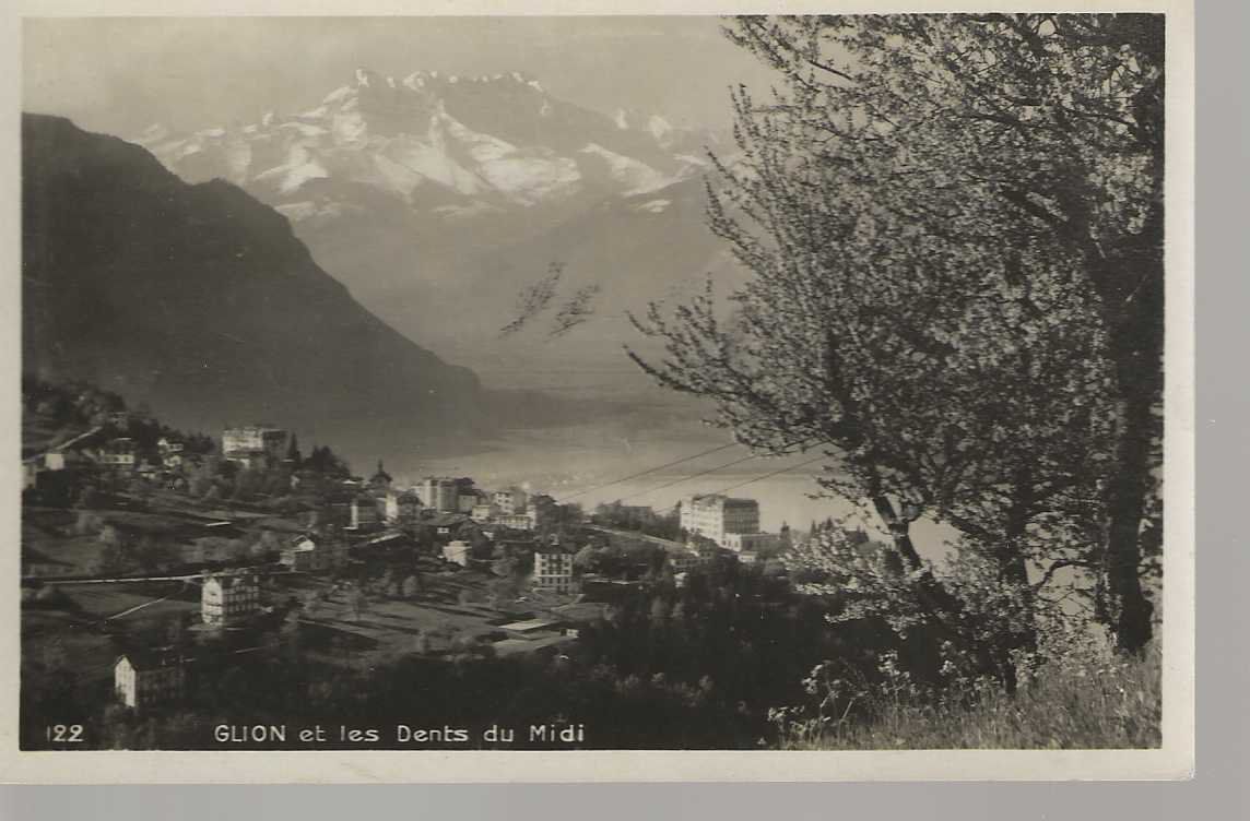 Cartoline postali: Carte postale  Glion dents du Midi – Usato da Sorvilier venduto da carose01