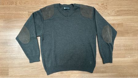 Deerhunter Wolle Pullover Grösse M mit Ellbogen-Patc