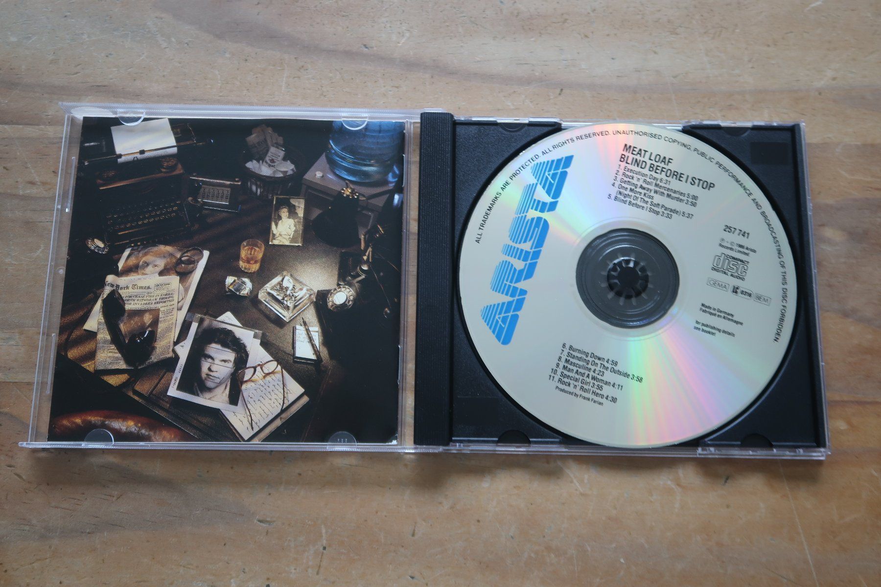 CDs: MEAT LOAF - BLIND BEFORE I STOP  - CD – Gebraucht aus Basel von Patiscat 3