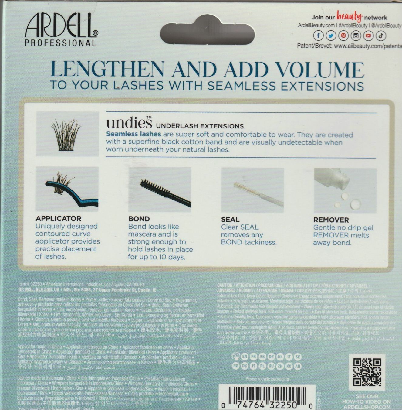 Make-up: ARDELL PROFESSIONAL Seamless underlash extensions Kit – Nuovo (secondo la descrizione) da Vezia venduto da Aquarius_Age 1