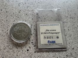 10 Euro 1998 - Erste Prägungen mit A-Seriennummer