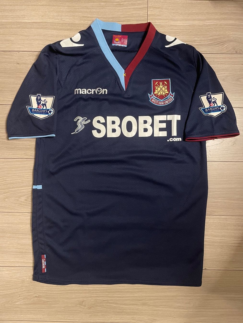 Canottiere & Pantaloni: 2012-13 West Ham Nolan trikot – Usato da Castione venduto da REER 1