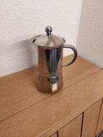 ITALIENISCHE INOX KAFFEEMASCHINE GEBRAUCHT 2-3 TASSEN