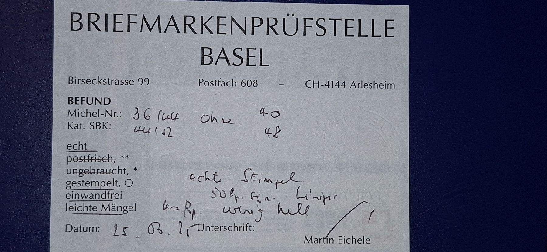 Alle Briefmarken: Sitzende Helvetia Nr. 52 Kat. 1800.- – Gebraucht aus Balgach von SIMEON27 3
