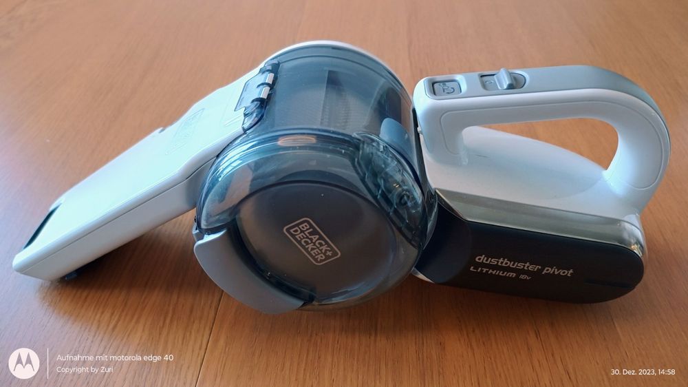 Black & decker Aspirador de mão PV 1820 L Branco Techinn