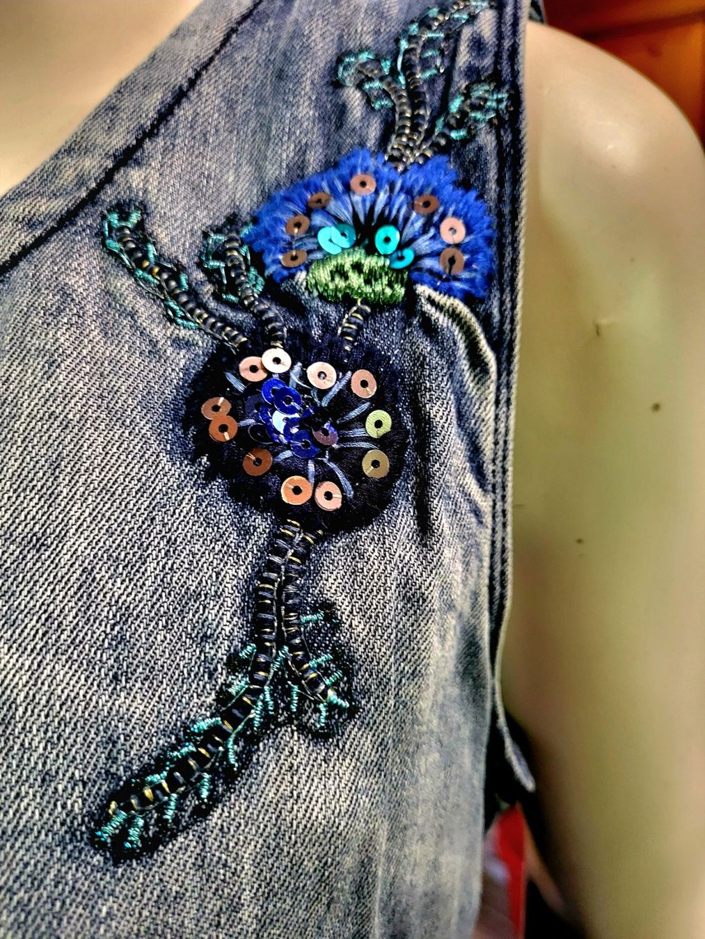 Desigual Vestiti: Original Desigual Jeanskleid 44 – Nuovo (secondo la descrizione) da Schafhausen im Emmental venduto da Herzrose 3