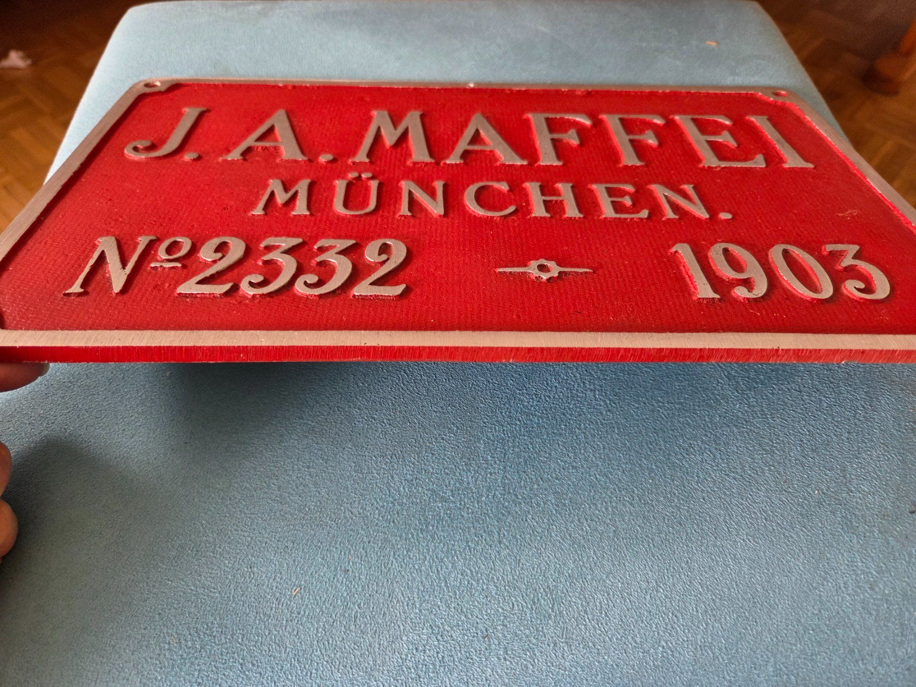 Insegne: Lok-Schild J.A. Maffei 1903 – Usato da Zürich venduto da Schmani_hu 2
