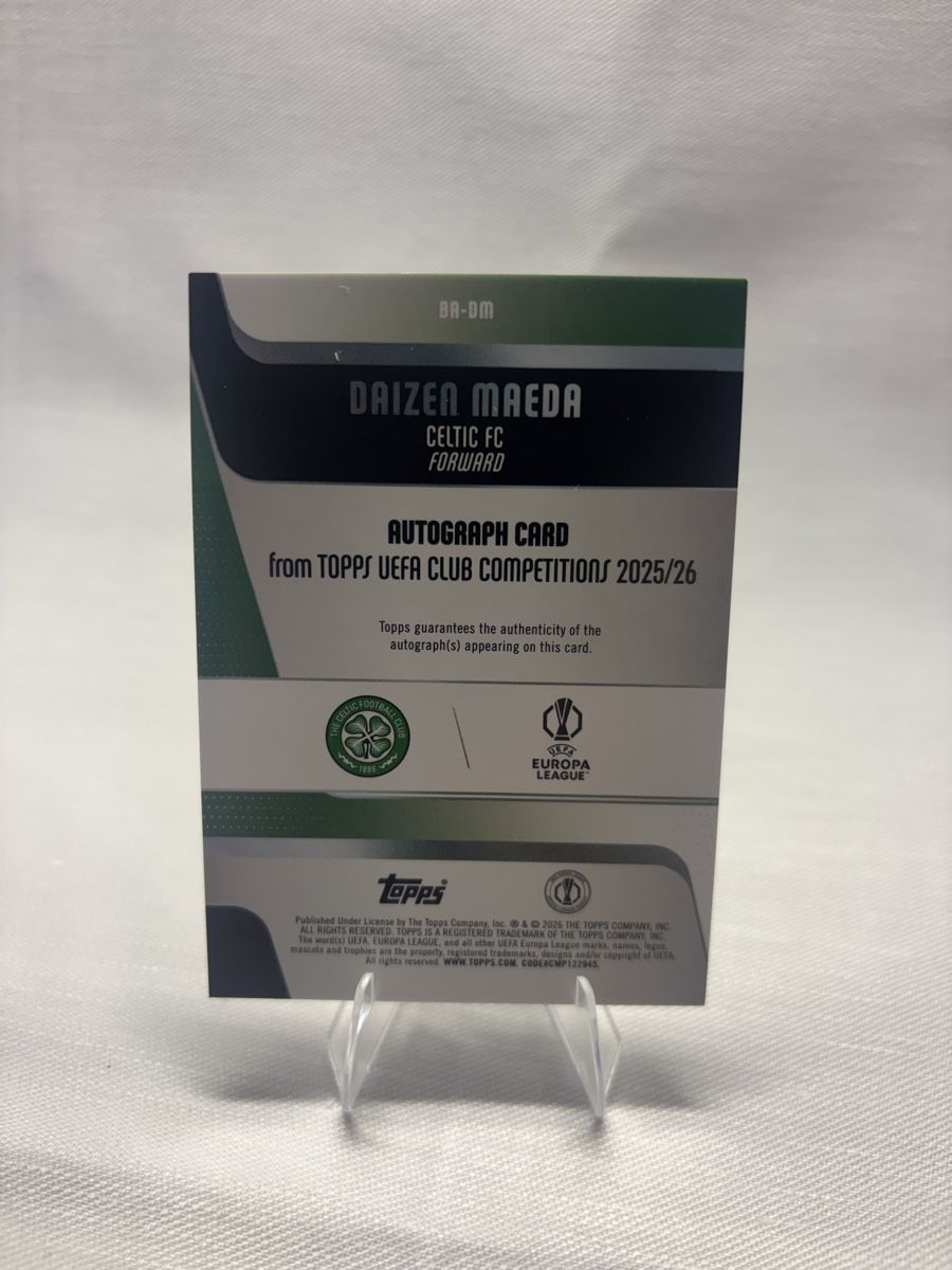 Topps Carte collezionabili: Topps Daizen Maeda Autograph Card Celtic FC – Nuovo (secondo la descrizione) da Horgen venduto da Yannik22 1