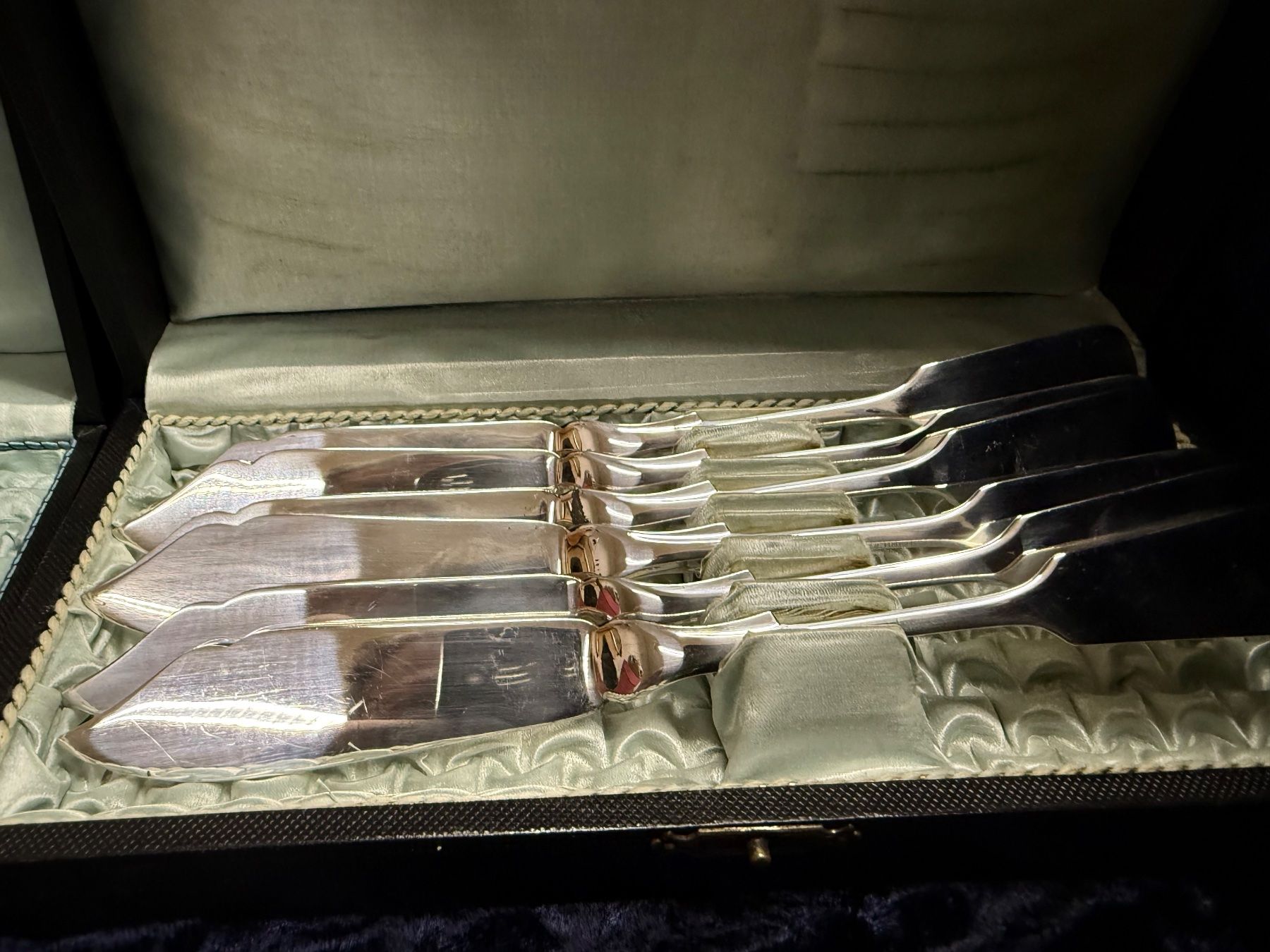 Set di posate: Antikes Silber Fischbesteck Kochberg – Usato da Glattbrugg venduto da Xena2014 3