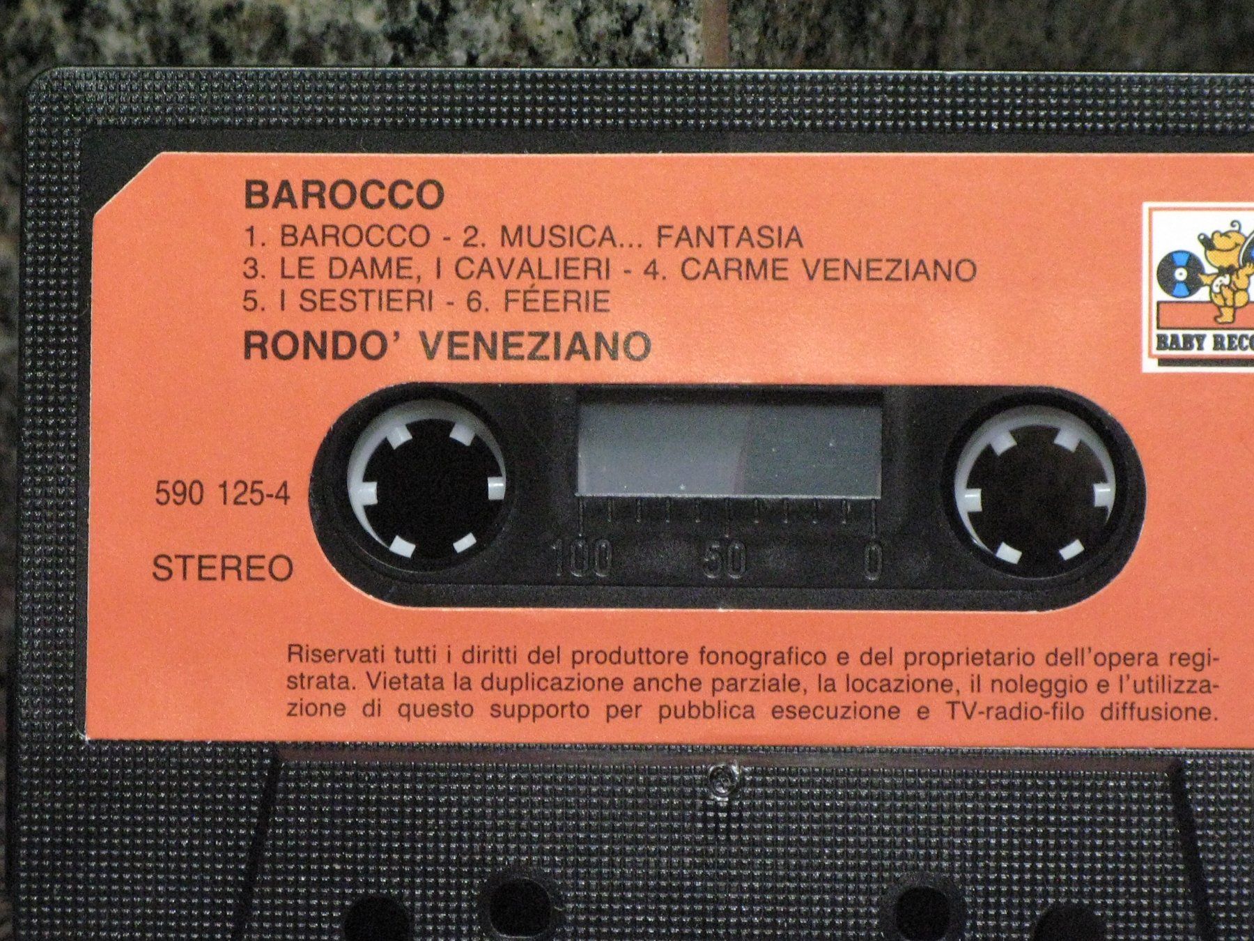 Kompaktkassetten: Rondo  Veneziano      Barocco – Gebraucht aus Langnau i. E. von gf2_29jt 4