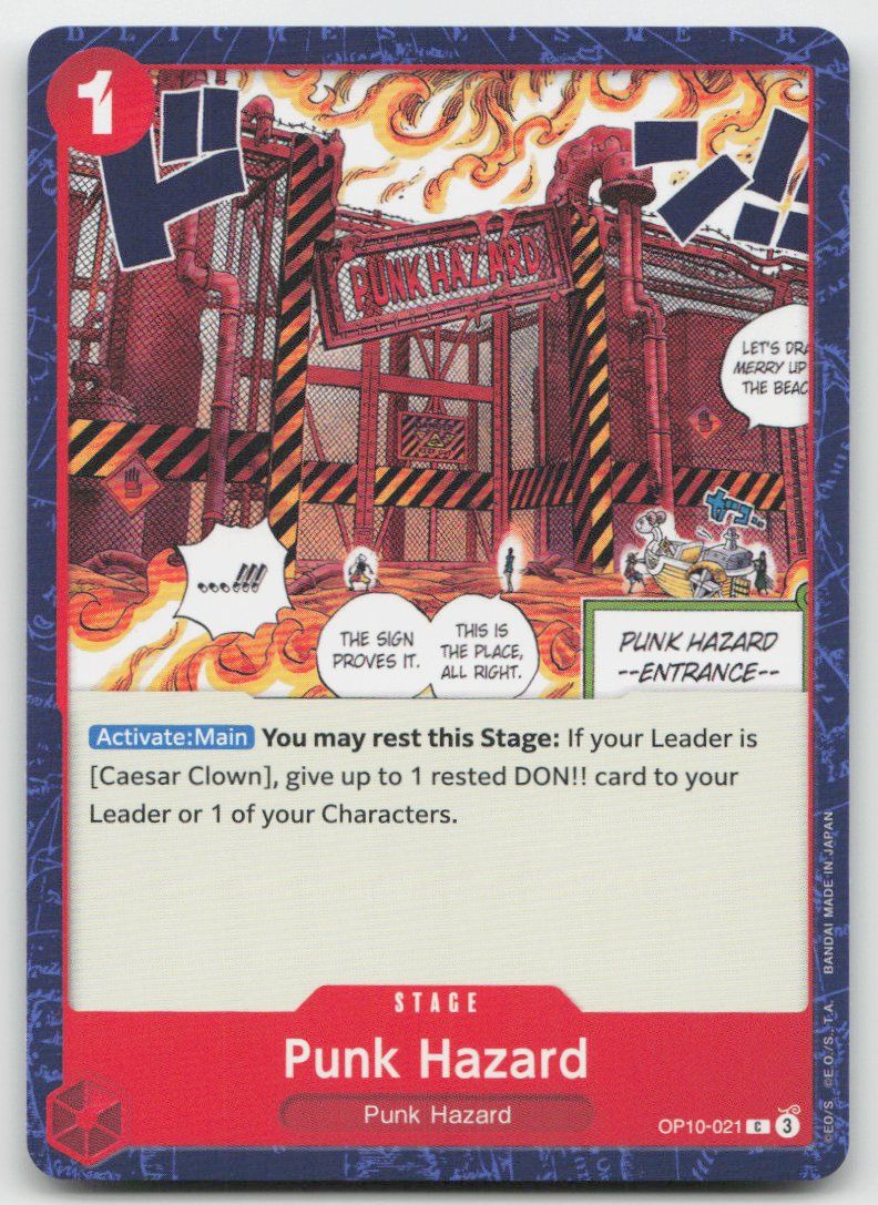 Bandai Sammelbilder & Trading cards: One Piece Punk Hazard OP10-021 C – Gebraucht aus Lugano von VlaseCard