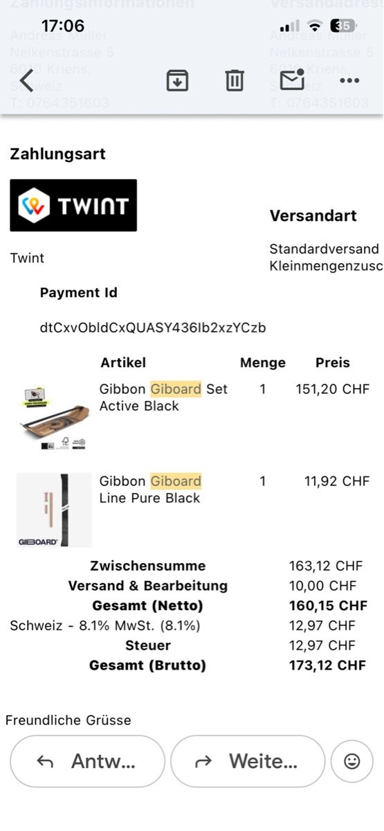 Slackline: Slackboard Gibbon Active – Neu (gemäss Beschreibung) aus Kriens von 6Jazz6 3