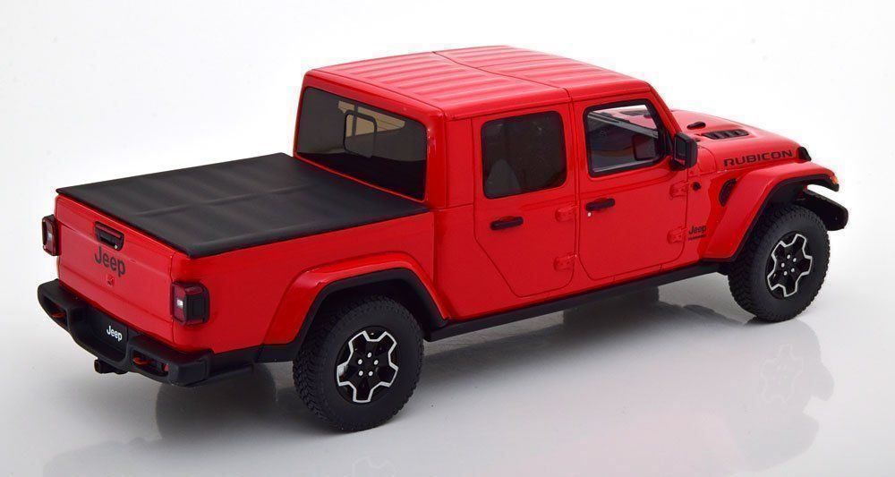 Jeep Modellini d'auto: Jeep Gladiator Rubicon seit 2020 rot / schwarz      1:18 – Nuovo e nell'imballaggio originale da Gerlafingen venduto da espero88 1