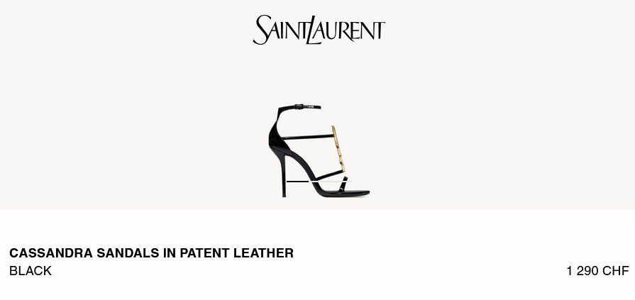 Saint Laurent Scarpe da donna: Yves Saint Laurent Pups .36 – Usato da Collonges venduto da Allegree 2