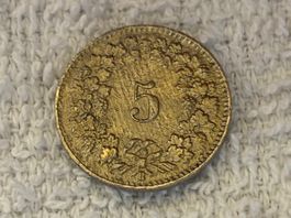 5 centimes/rappen 1901 Abart