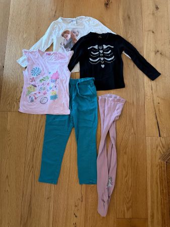 Frühlings-Kleiderpaket für Mädchen, Grösse 116/122 Top!