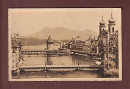 LUZERN - Reussbrücke - 1918