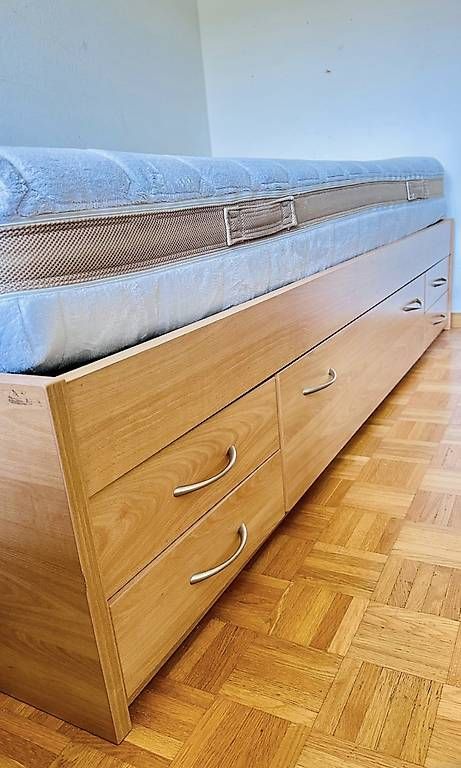 Betten: Komplette Bett mit Schubladen – Gebraucht aus Ettingen von VTim25