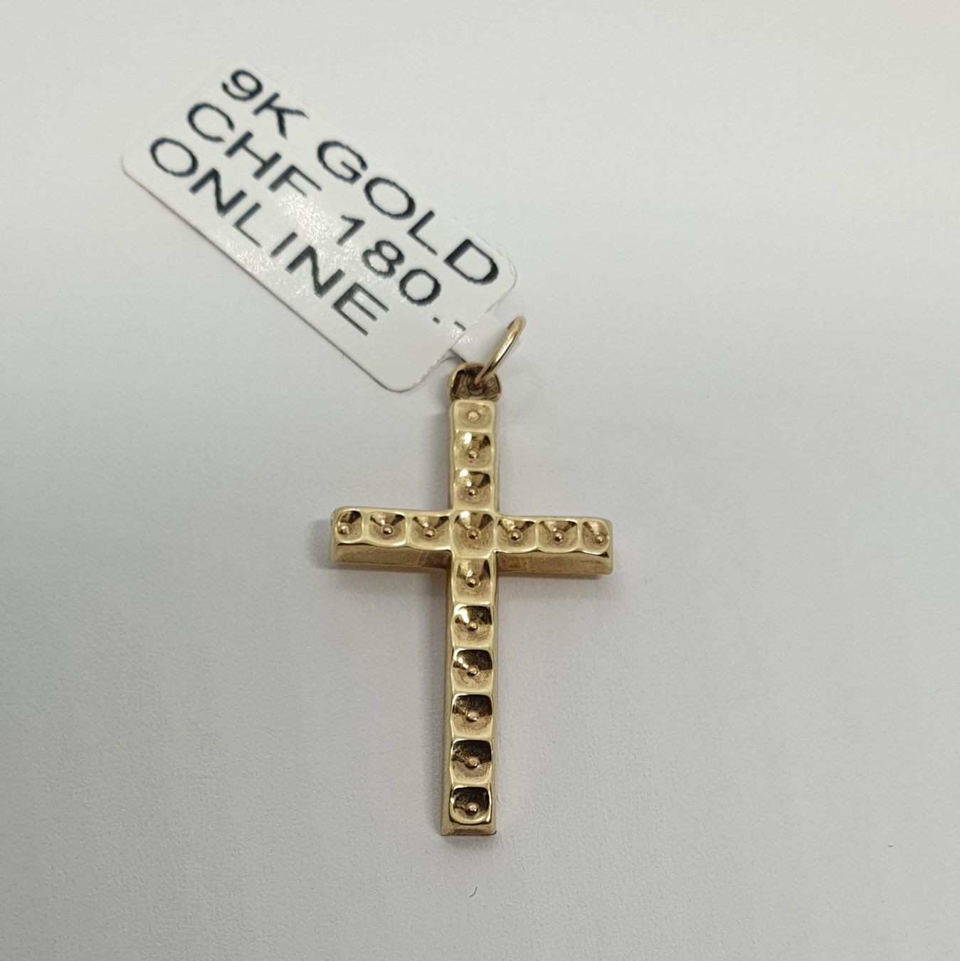 Ciondoli: Echt 9K Gold - Kreuz Anhänger – Usato da Luzern venduto da Goldhaus-Luzern