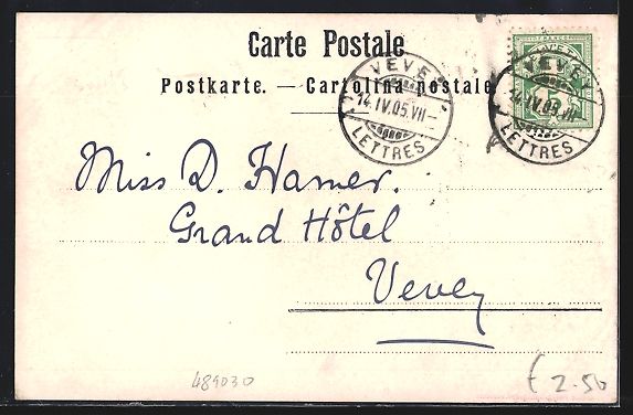 Ansichtskarten: St. Légier, Chez le maréchal ferrant – Gebraucht aus Berlin von bartko-reher 1