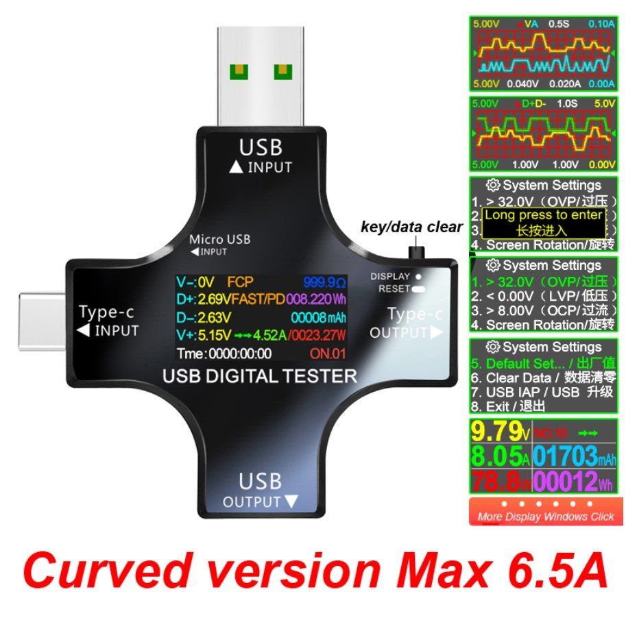 Messen: USB Tester Messgerät 3-in-1 USB + Typ-C + microUSB – Neu und originalverpackt aus Rorschacherberg von elektrofreak 5