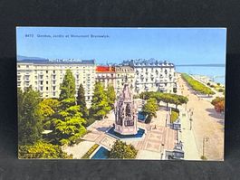 Genève. Jardin et Monument Brunswick